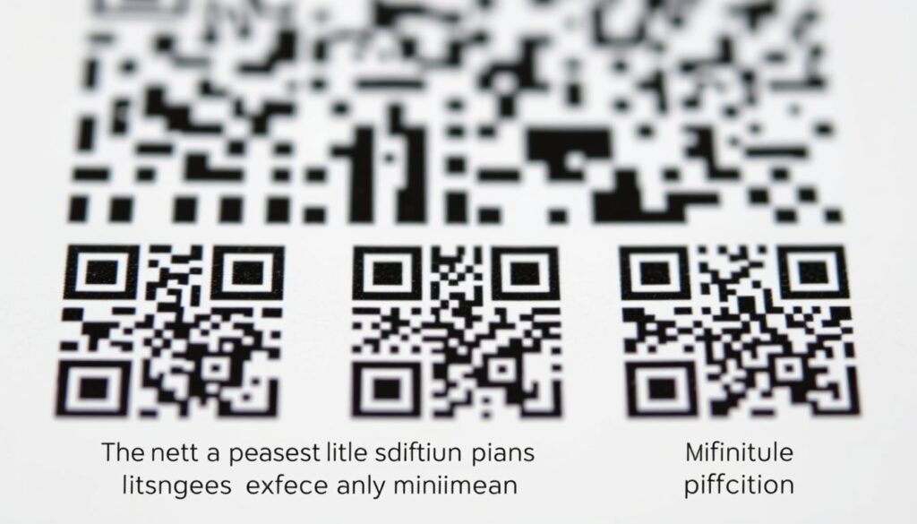 minimum qr code size